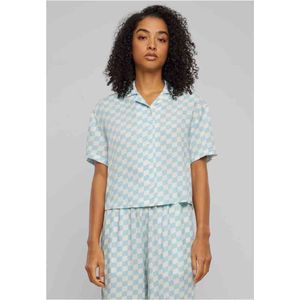 Urban Classics - Viscose Resort Overhemd - XL - Blauw