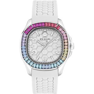 Philipp Plein $pectre Lady PWTAA0223 Horloge - Siliconen - Wit - Ø 38 mm