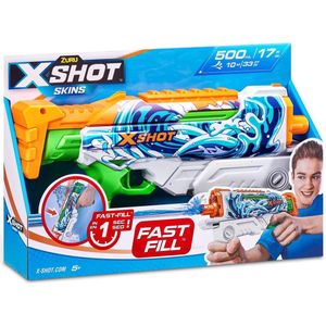 ZURU X-Shot Waterpistool Fast Fill Skins Hyperload, 500ml