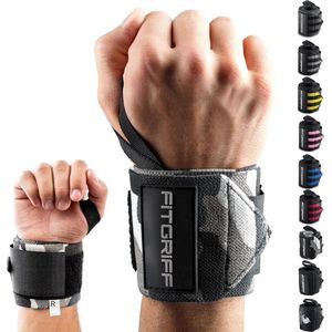 Polsbandage] 45 cm polsbandage voor fitness, polssteun, bodybuilding, krachtsport en crossfit