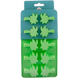 Dotz ijsblokjesvorm uit platinum silicone palmbomen 21x11x2cm
