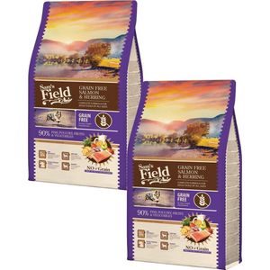 Sam's Field Adult High Meat & Grain Free Zalm - Hondenvoer - 2 x 2.5 kg
