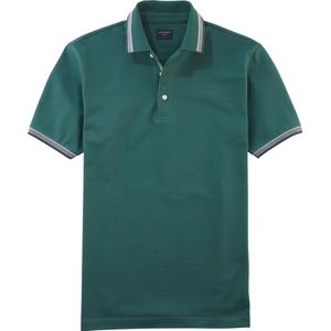 OLYMP Polo Casual - modern fit polo - groen - Maat: L