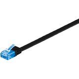 Wentronic CAT6A Netwerkkabel - RJ45 - Zwart - 15 m