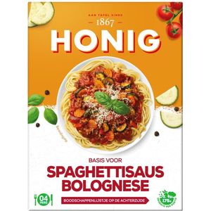 Honig Mix voor spaghettisaus bolognese 12 pakjes x 41 gram
