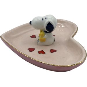 House of Disaster - Snoopy Peanuts - Hartvormig Design - Gouden Randje - Sieraden