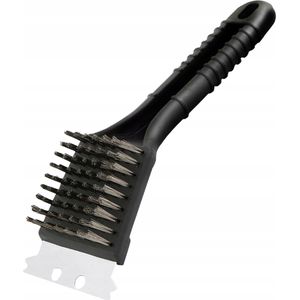 Staalborstel voor grill - Met schraper