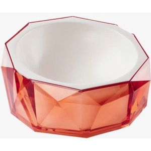 Luxe design ergonomische voerbak voor hond en kat - Diamond Collection Red Ruby