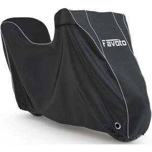 Waterdichte Motorhoes voor Motorrijders en Elektrische Scooters - Duurzame Bescherming tegen Weer en Stof (295x105x130cm)