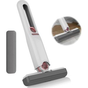 IBBO® - Multifunctionele Mini mop - Keuken - Vervangbaar - Schoonmaak - Badkamer - Ramen - Mop met handgreep - Voor alle oppervlakken