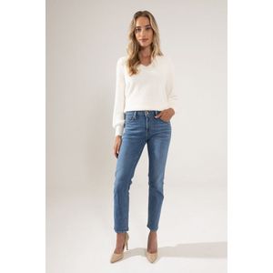 GARCIA Celia Dames Straight Fit Jeans Blauw - Maat W33 X L32
