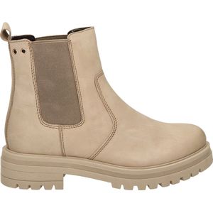 Nelson dames chelseaboot - Taupe - Maat 41