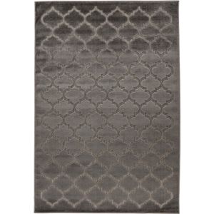 Amira | Laagpolig Vloerkleed | Grey | Hoogwaardige Kwaliteit | 80x150 cm