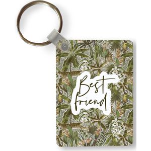 Sleutelhanger - BFF - Vriendschap - Quotes - Vrienden - Spreuken - Best friend - Uitdeelcadeautjes - Plastic - Goedkope kadootjes