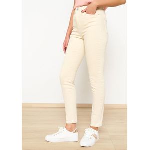 LolaLiza Slimfit broek - Beige - Maat 3 (44-48)