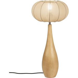 Lumidora Tafellamp 31435 - RUPERT - E27 - Hout - Naturel - Taupe - ⌀ 30 cm