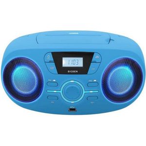 Bigben CD61 - Radio CD speler voor kinderen - USB - Blauw
