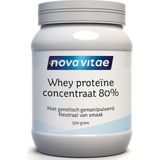 Nova Vitae - Whey Proteine - concentraat 80% - 500 gram