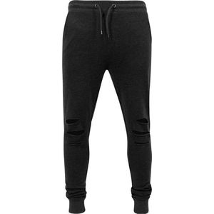 Urban Classics Heren joggingbroek -2XL- Cutted Terry Grijs