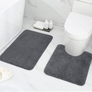 Badmat, antislip, hoge pool, machinewasbaar, waterabsorberend en kleine microvezels, 70x120 cm