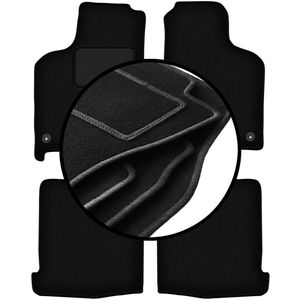 Complete set veloursmatten voor: Volkswagen Lupo 3L hatchback (1997-2005)