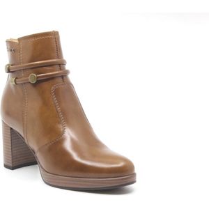 Nero Giardini 08246 Enkellaarsjes Dames - Cognac - Maat 37