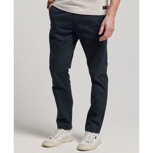 Superdry Officers Slim Chino Trousers Chino Broek - Heren - Eclipse Navy - W30 X L30