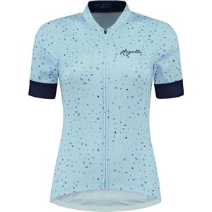 Rogelli Terrazzo Fietsshirt - Korte Mouwen - Dames - Licht Blauw, Navy - Maat XL