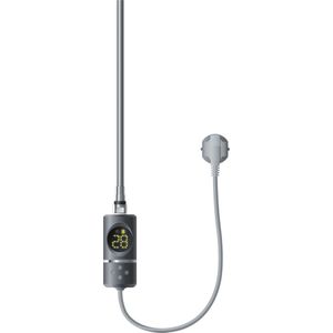 Verwarmingselement 300W antraciet met thermostaat en LCD-scherm ML design
