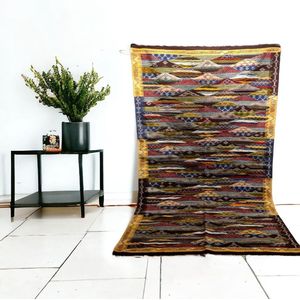Marokkaanse Taznakht Picasso tapijt 166x268cm - berber vloerkleed