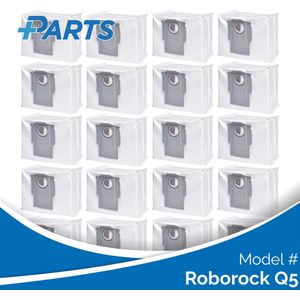 Roborock Q5 Stofzakken (20 Stuks, Plus.Parts® alternatief voor 8.02.0132)