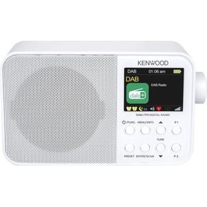 Kenwood CR-M30DAB DAB+ Radio - Interne accu - Wit