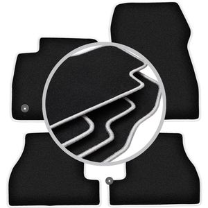 CARLUX-SILVER automatten voor: Ford Focus MK3 USA sedan, stationwagen (2010-2019)