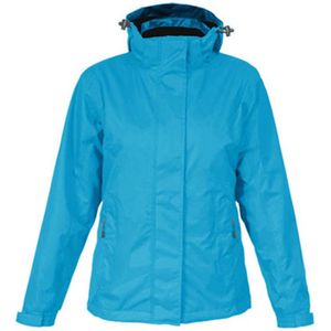 Women's 'Performance C+' Outdoorjas met afneembare capuchon Aqua - XXL