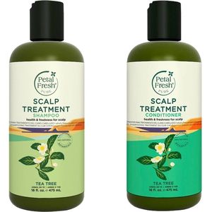PETAL FRESH - Tea Tree - Shampoo ( 475ml) & Conditioner (475ml) - 2 pack