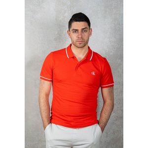 Tipping Slim Polo - Rood - XXL