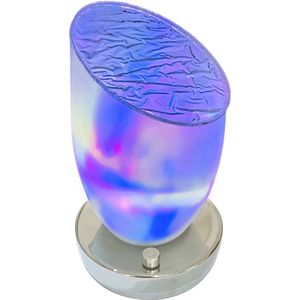 Betoverend nachtlampje met draaiende watergolf patronen en afstandsbediening -16 kleurcombinaties -USB-voeding - Sfeervolle verlichting - Hoefijzervormig design