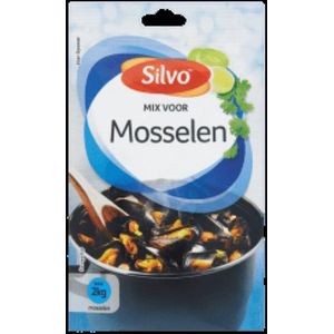 Silvo® | 10 x Mix voor Mosselen 20 gram | multipack | mosselkruiden |