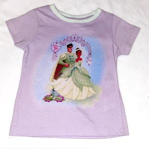 Prinses en de Kikker shirt Lila-Maat 104