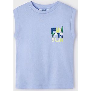 MAYORAL - T-shirt - Maat 110 - Jongens - 058 Powder Blue -