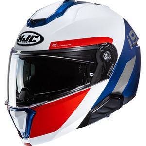 HJC I91 Bina White Blue M - Maat M - Helm