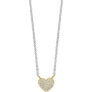 TI SENTO Ketting 3899ZY - Zilveren dames ketting - Maat 42