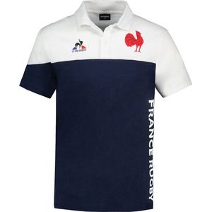 Le Coq Sportif Ffr Fanwear N°1 Polo Met Korte Mouwen Blauw S Man