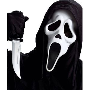Scream Masker - Ghost Face - Fun World - Origineel - Gelicenseerd - Collectors Edition - Ultra White - Uit de film
