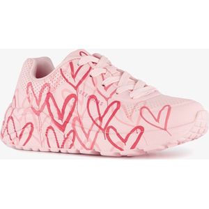 Skechers Uno Lite JGoldcrown meisjes sneakers - Roze - Extra comfort - Memory Foam - Maat 39