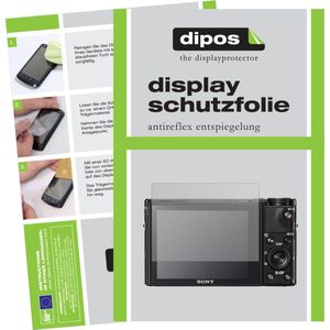 dipos I 6x Beschermfolie mat geschikt voor Sony Cyber-Shot DSC-RX 100V Folie screen-protector