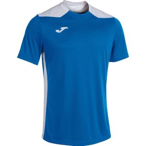 Joma Championship VI Shirt Korte Mouw Heren - Royal / Wit | Maat: S