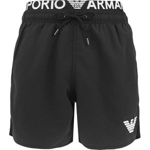Emporio Armani double waistband zwemshort zwart - XXL