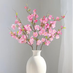 JGS ® Kunstmatige Kersenbloesemtakken Lente Decoratie voor Huis en Tuin, 80 cm, Set van 3 Stuks