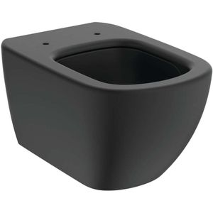 Ideal Standard Tesi - Hangend toilet, Aquablade, zwart T0079V3